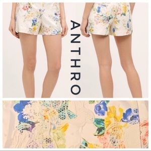 Elevenses Catalonia floral shorts side button